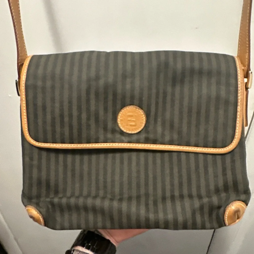 Fendi Black and Tan Men's Bag - Picture 16 of 16